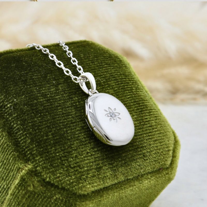 Collier porte-photos Étoile en argent sterling
