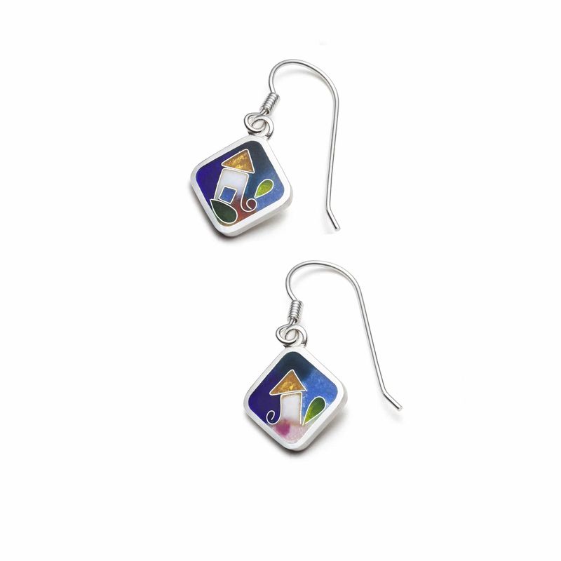 Boucles d'oreilles Petites maisons