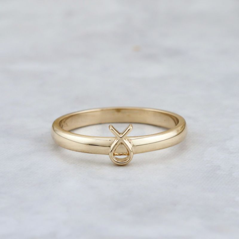 Bague 3D or 10K - 14K - 18K ou platine
