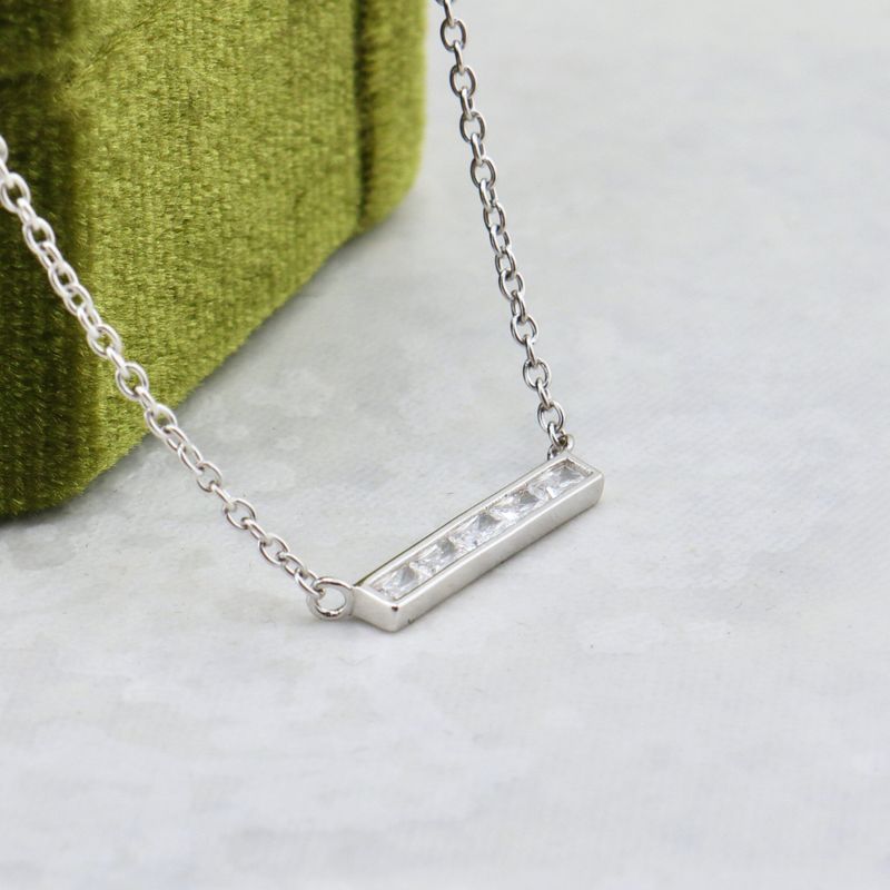 Collier Barre en argent sterling