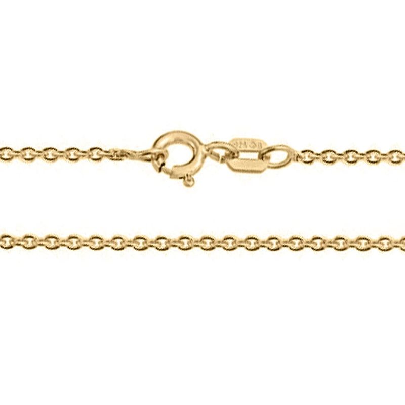 Chaîne Rolo en argent sterling ou or 10K