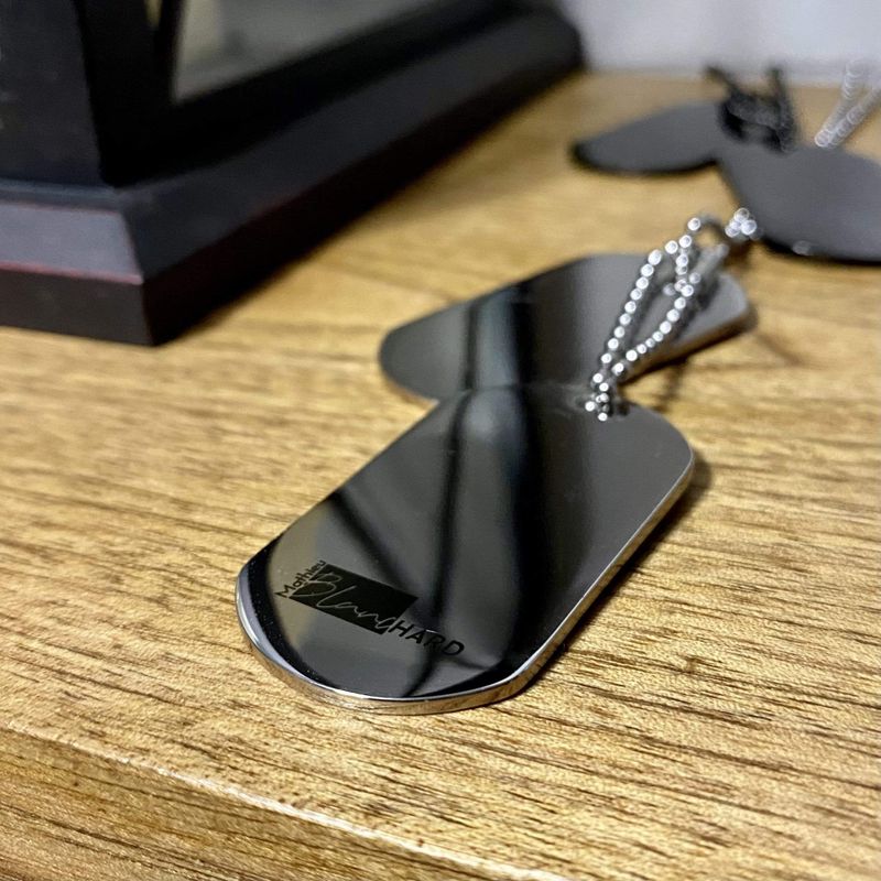 Collier Plaques Militaires La Force en acier