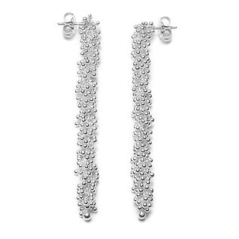 Pendants d'oreilles ShikShok longs en argent