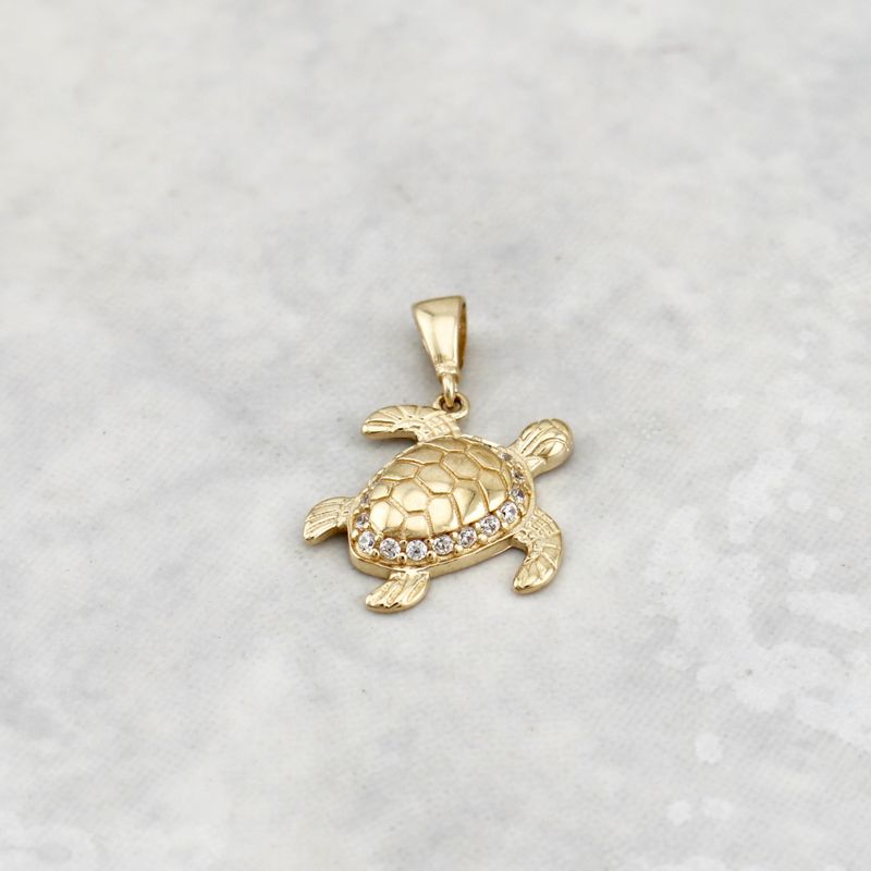 Pendentif Tortue en or 10K