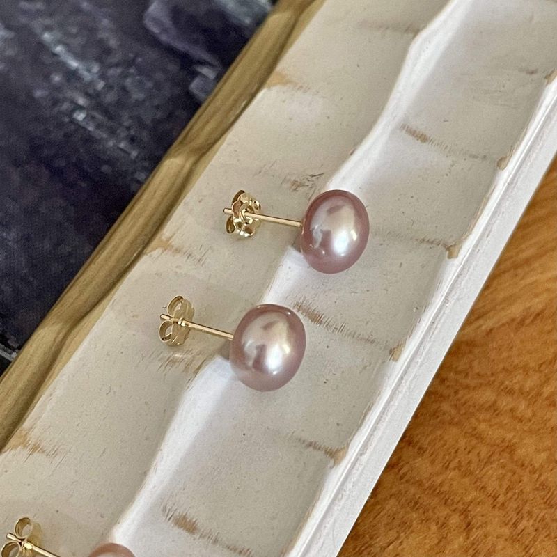 Perles d’eau douce 3 à 8mm sur or jaune 14K