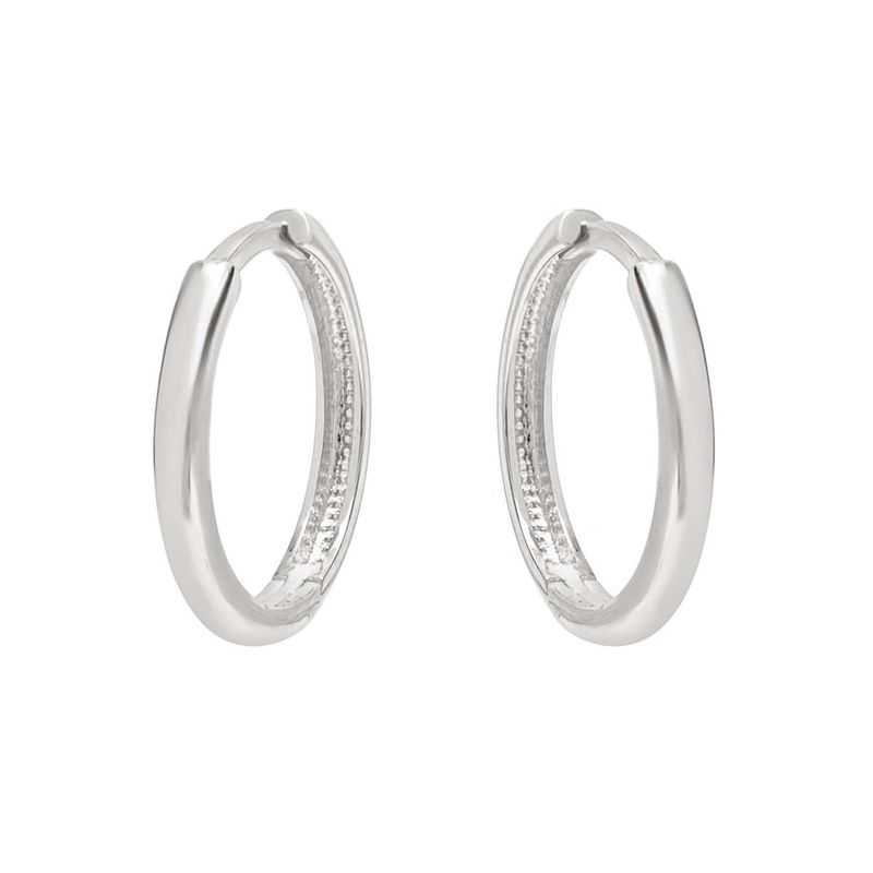 Boucles d'oreilles huggies Minimalistes en or 10K