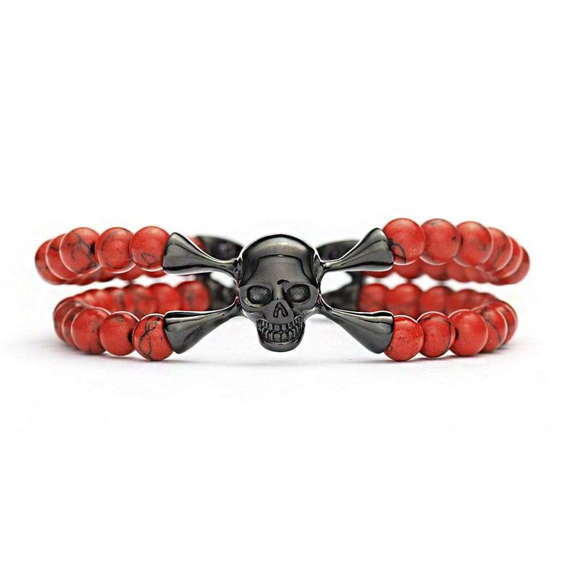 Ensemble de 3 bracelets Red Devils noir