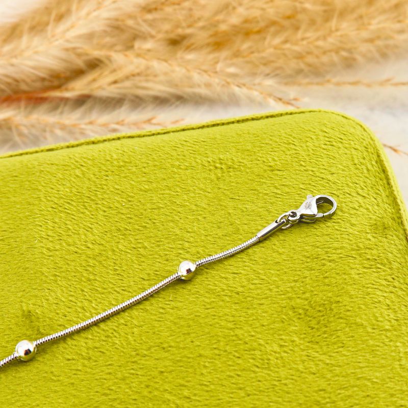 Bracelet de cheville Billes en acier
