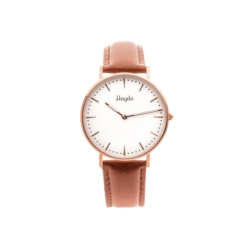 Montre Daphne avec bracelet en cuir