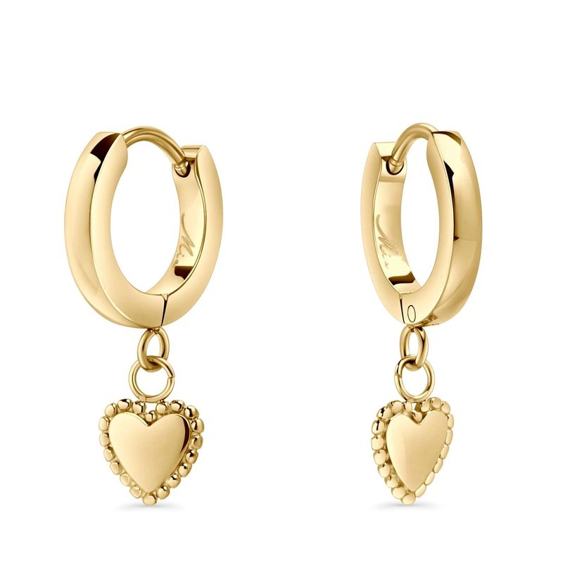Boucles d'oreilles Huggies Sagrada en acier
