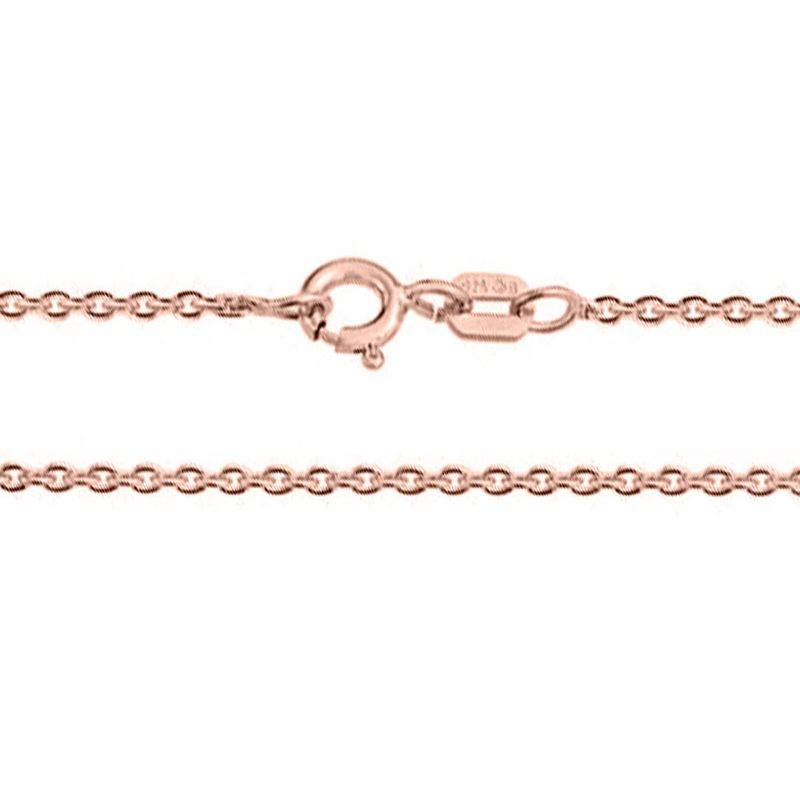 Chaîne Rolo en argent sterling ou or 10K