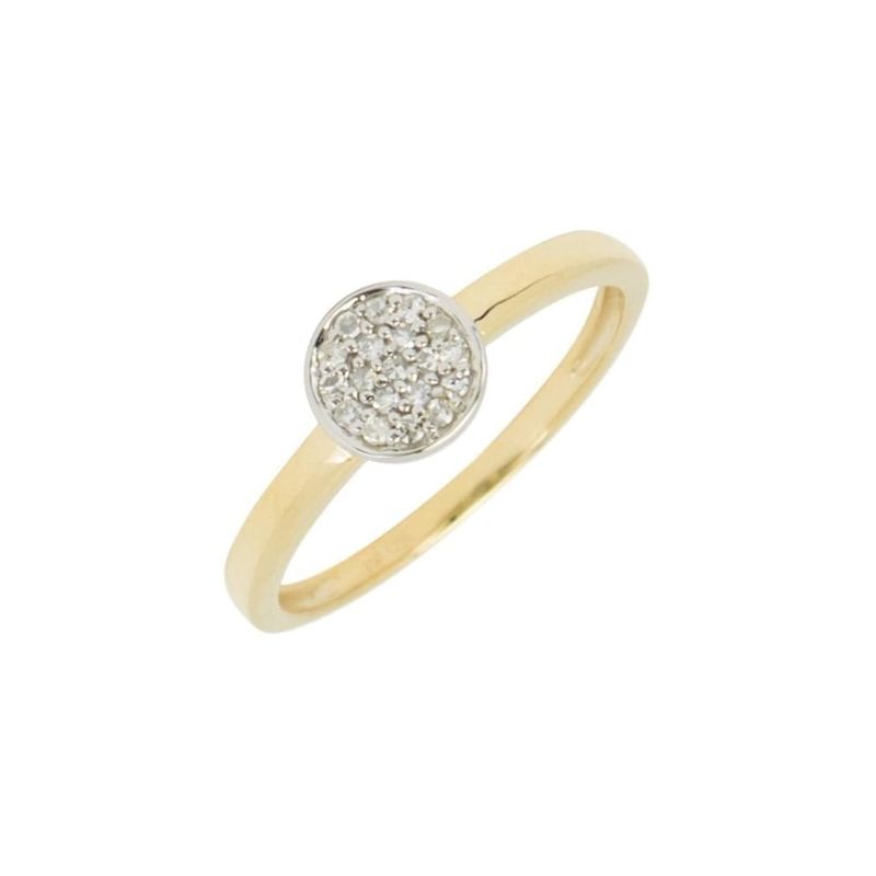 Bague Solitaire en or 10K et diamants -  10pts