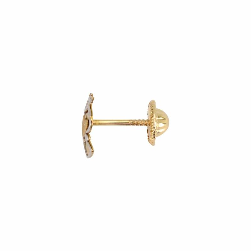 Boucles d'oreilles Royales en or 10K