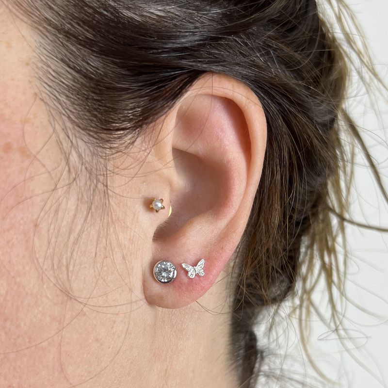 Boucles d'oreilles Classiques en argent sterling