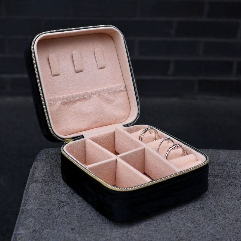 Coffret à bijoux noir