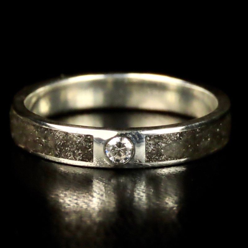 Bague Poussières d’étoiles, or 14K - 18K et moissanite personnalisée