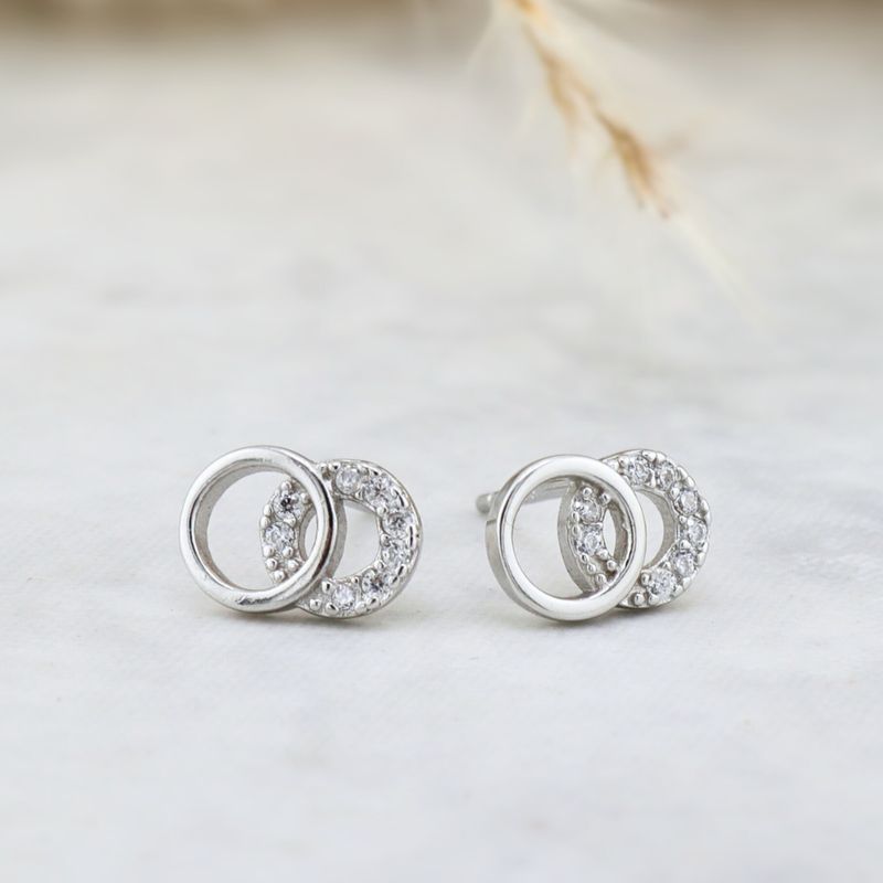 Boucles d'oreilles Cercles en argent sterling