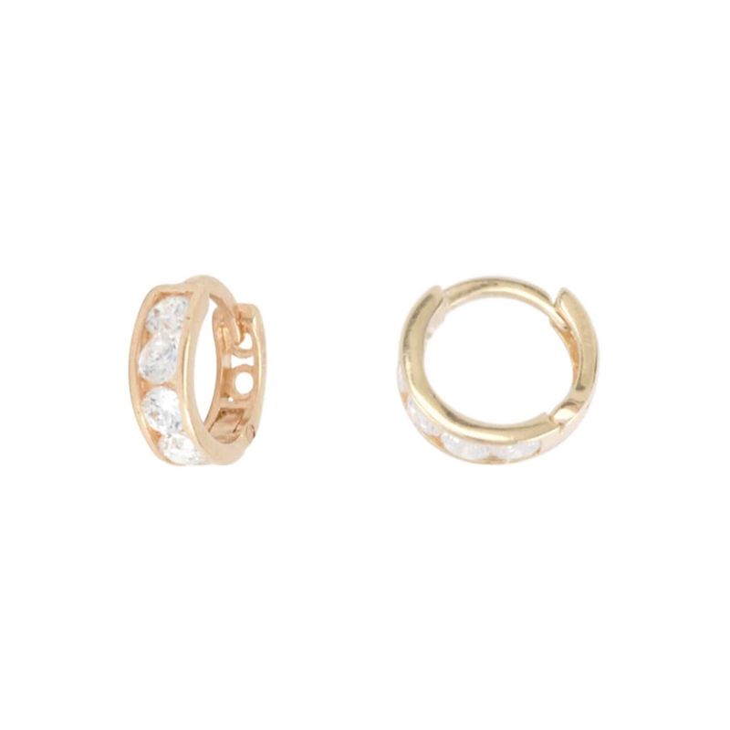 Boucles d'oreilles huggies Éclats en or 10K