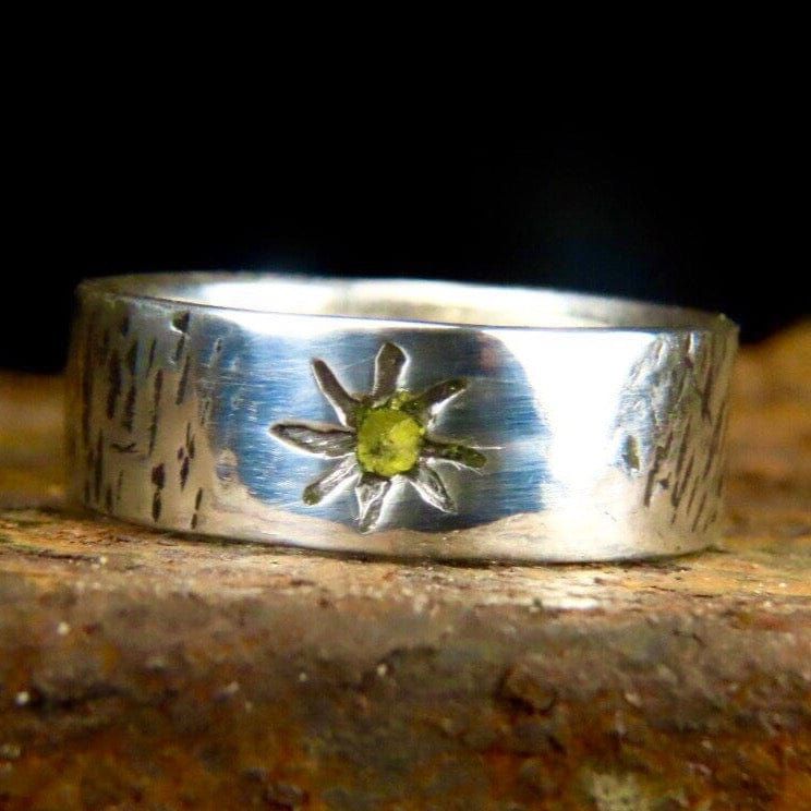 Bague de la Chrysantaime en argent sterling