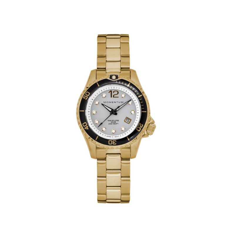 Montre à énergie solaire 30mm Mini Eclipse Champagne
