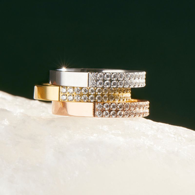 Bague Tina en acier