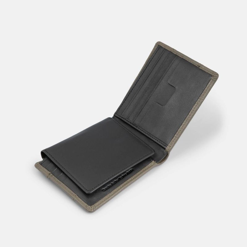 Portefeuille avec protection RFID en cuir