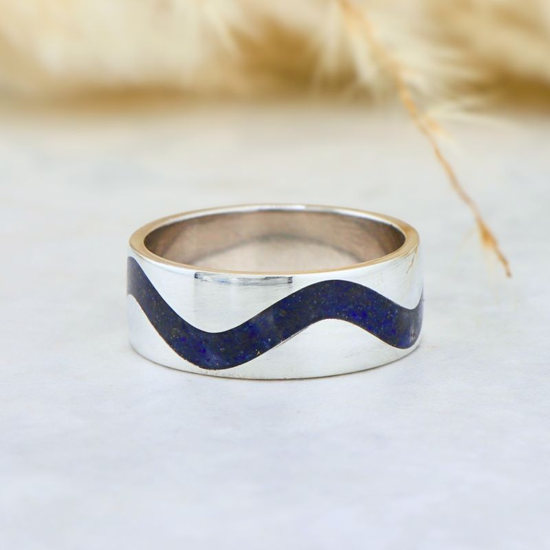 Bague jonc Vague