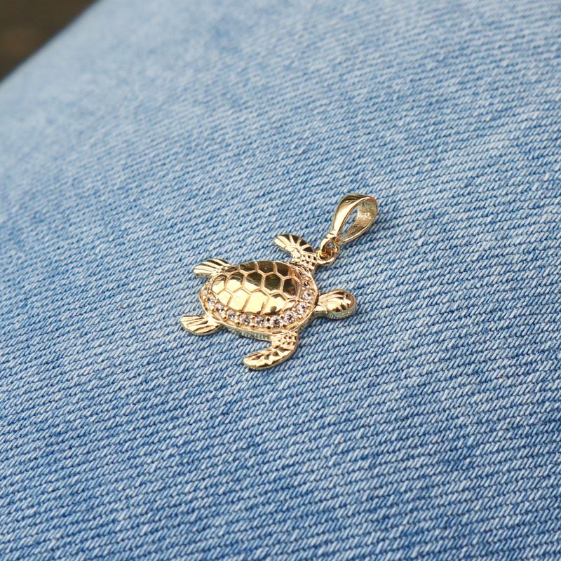 Pendentif Tortue en or 10K