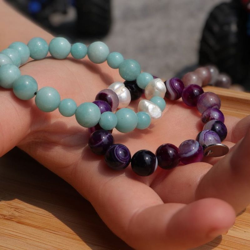 Bracelet Trésor en quartz et perles