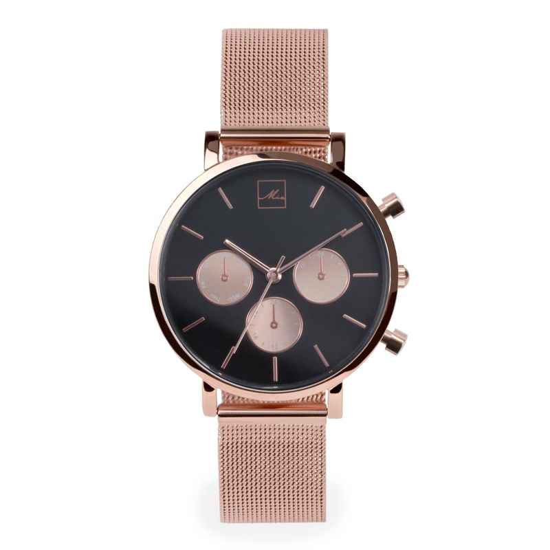 Montre Minimaliste Chrono en acier
