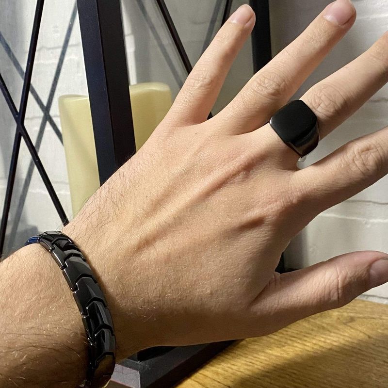Bague La force en acier