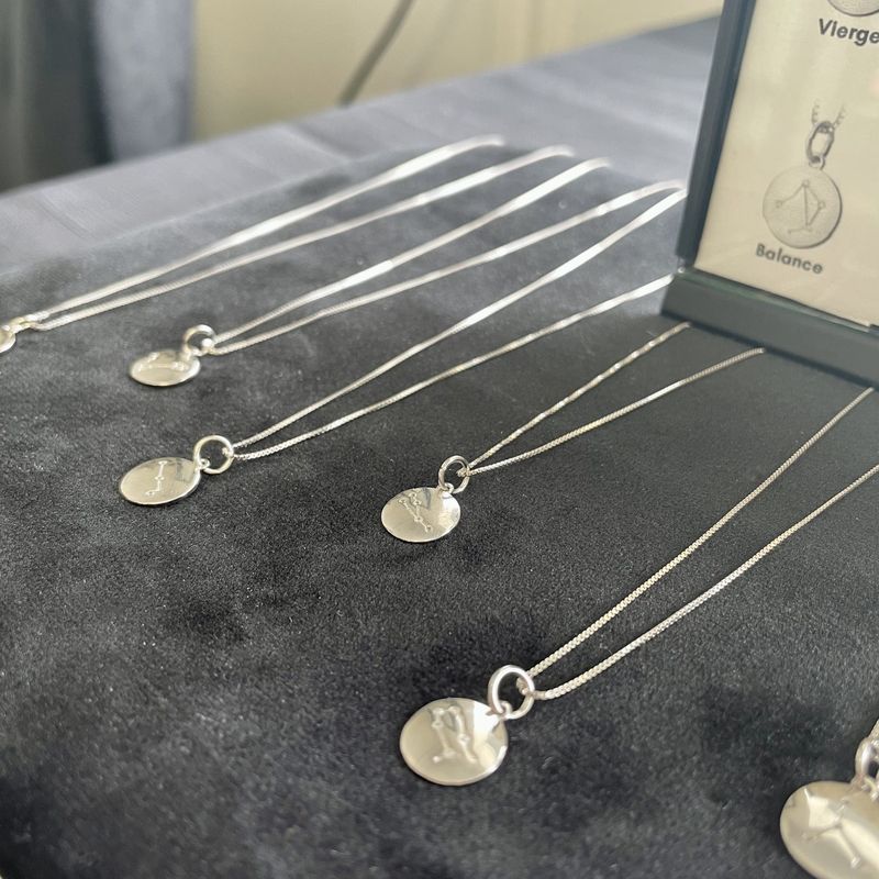 Collier Constellation Zodiaque en argent sterling