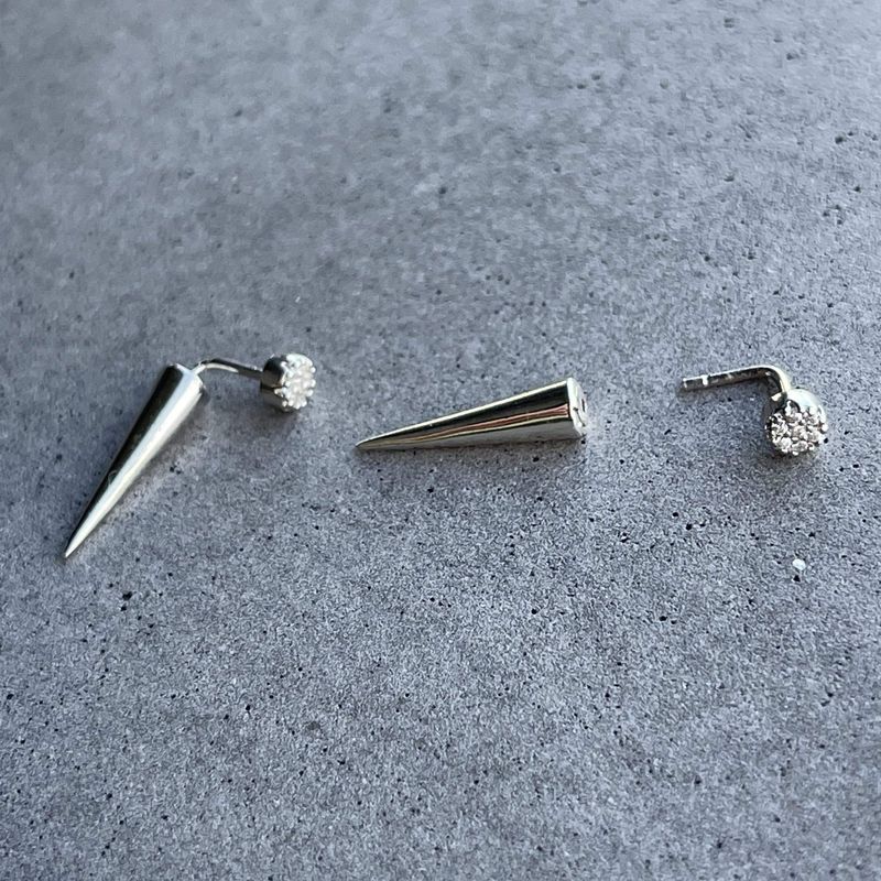 Boucles d'oreilles Connexion en argent sterling
