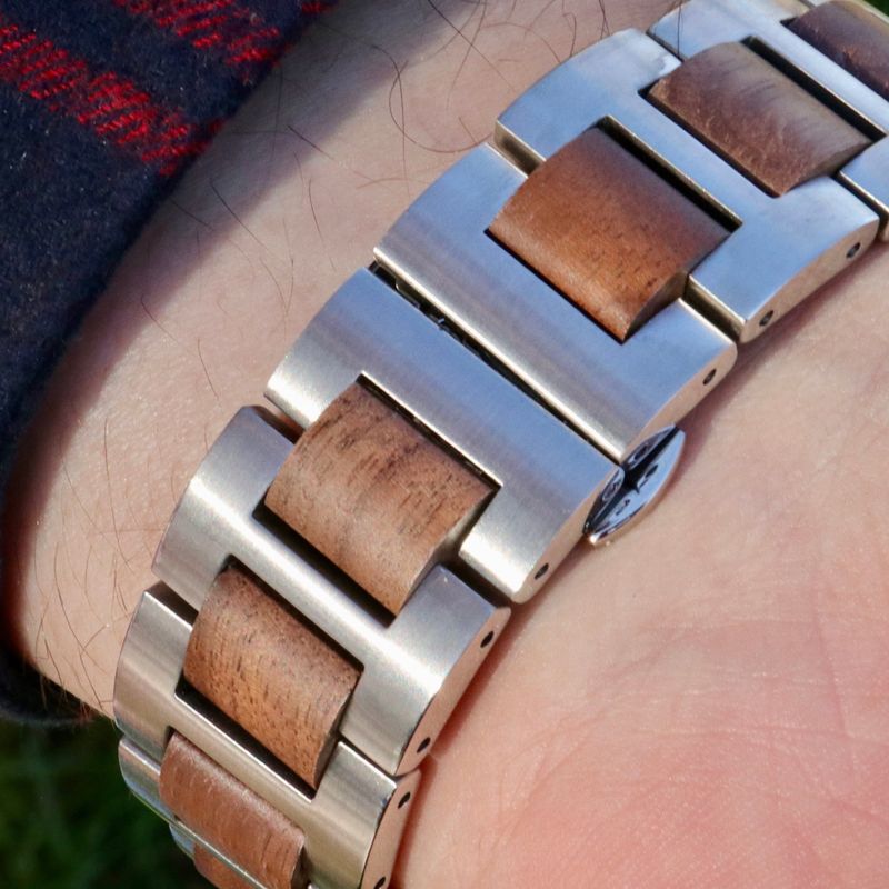 Montre Graham en bois de noyer