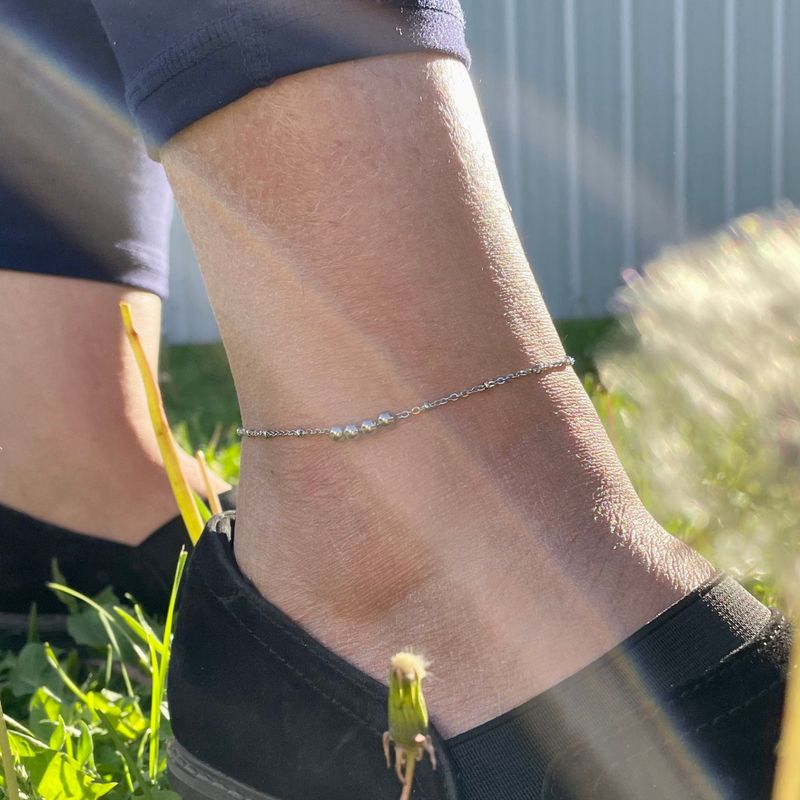 Bracelet de cheville Billes en acier