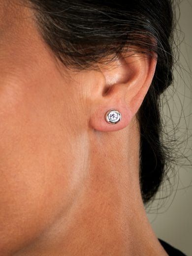 Boucles d'oreilles Bateau en argent