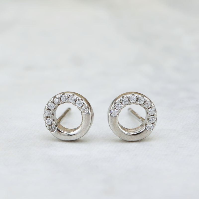 Boucles d'oreilles Cercle en argent sterling