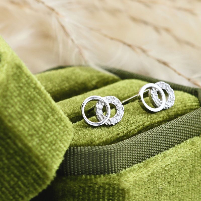 Boucles d'oreilles Cercles en argent sterling