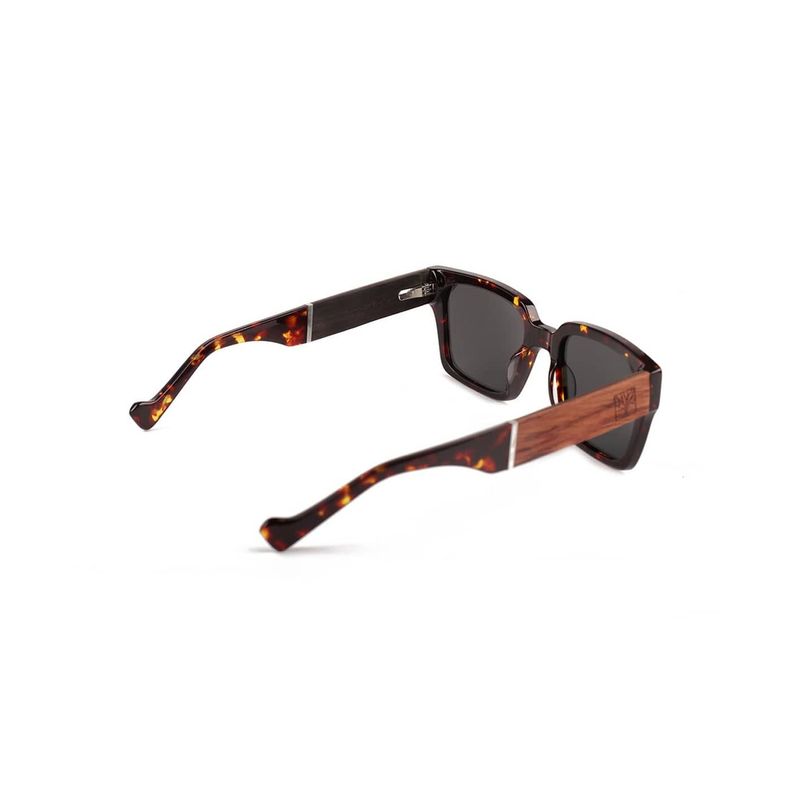 Lunette de soleil Expédition Ambre en bois