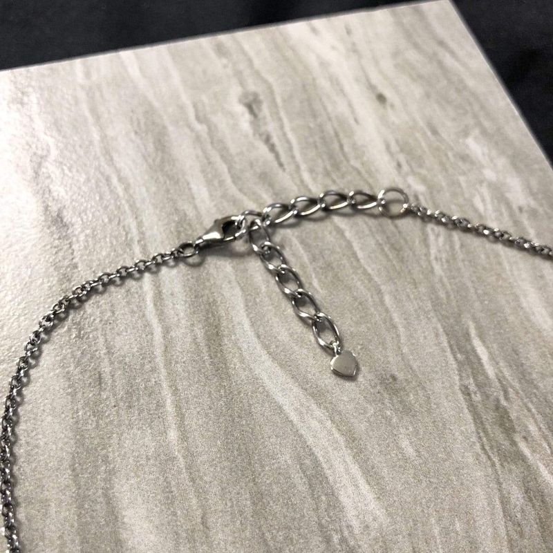 Collier Émail en argent et marcassites