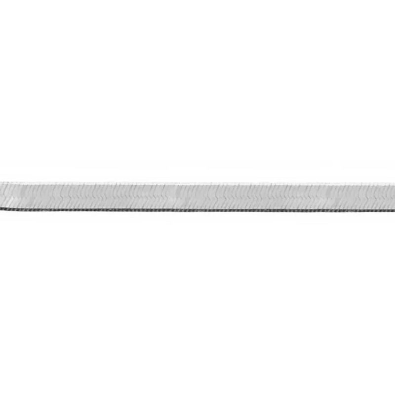 Chaîne minimaliste mailles anglaise 3mm en argent sterling