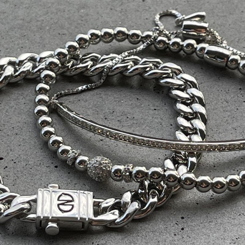 Bracelet Linéaire en argent sterling