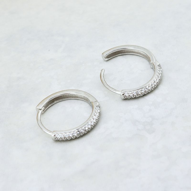 Boucles d'oreilles Huggies en argent sterling