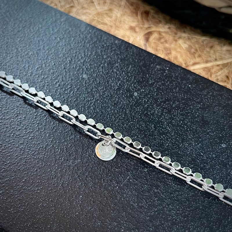 Bracelet Lucky en argent sterling