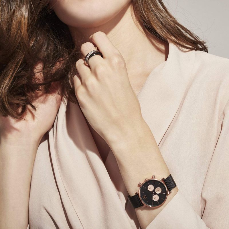 Montre Minimaliste Chrono en acier