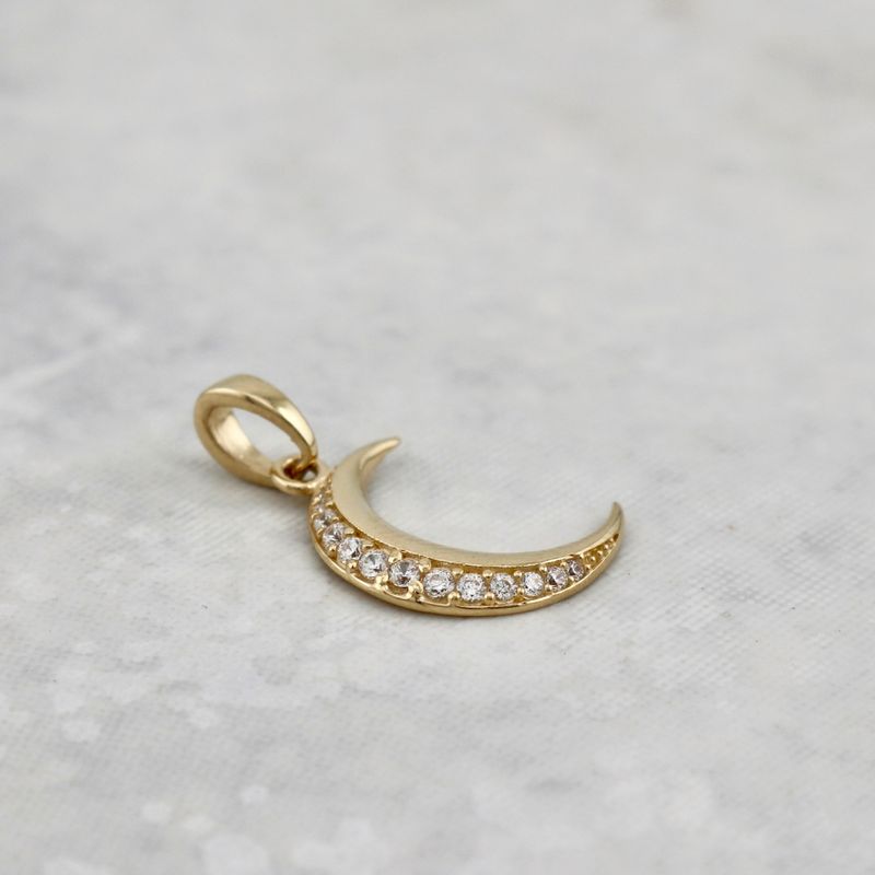 Pendentif Lune en or 10K