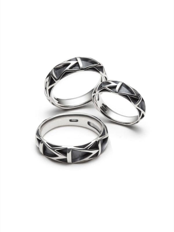 Bague Trium en argent sterling