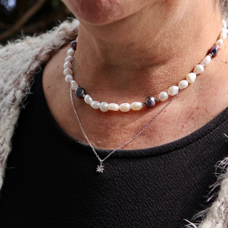 Collier Étoile du Nord en argent sterling