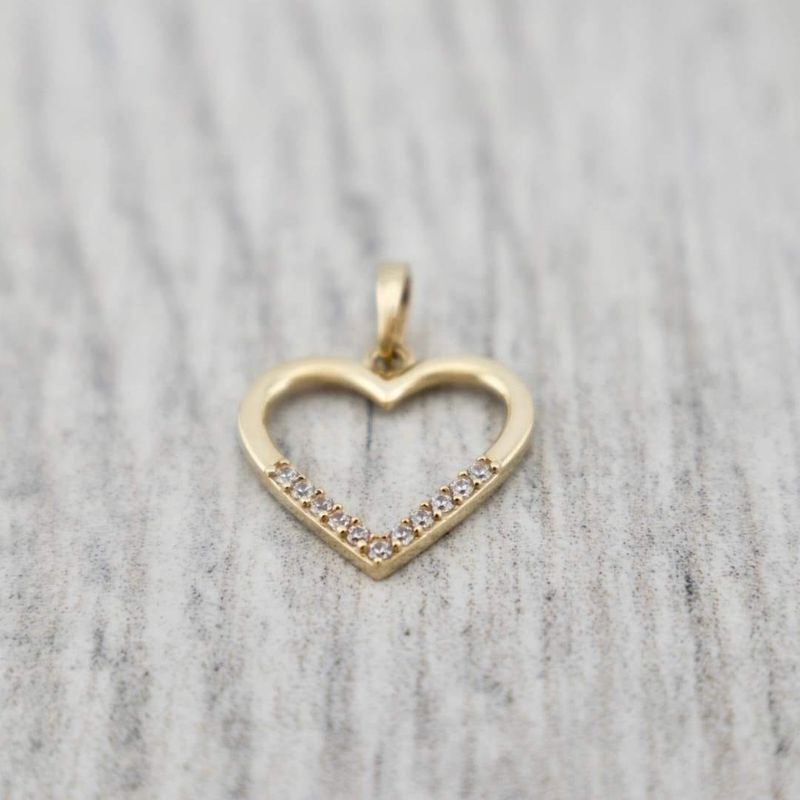 Pendentif Coeur en or 10K