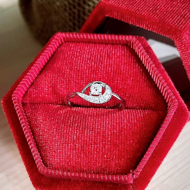 Bague en or 14K et diamants - 0,23 ctw